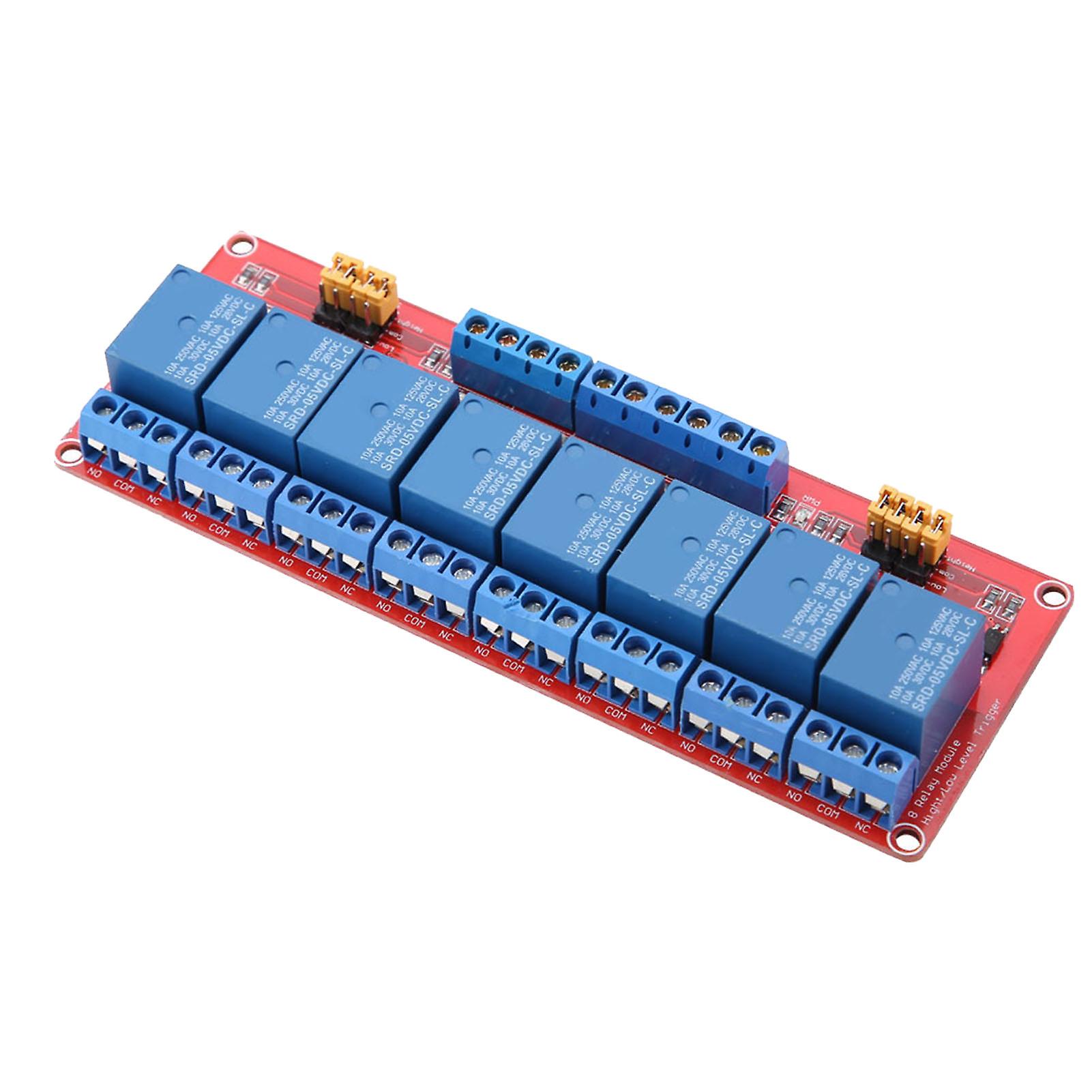 8 canaux Optocoupler Relay Module Board High & Low Trigger 5V