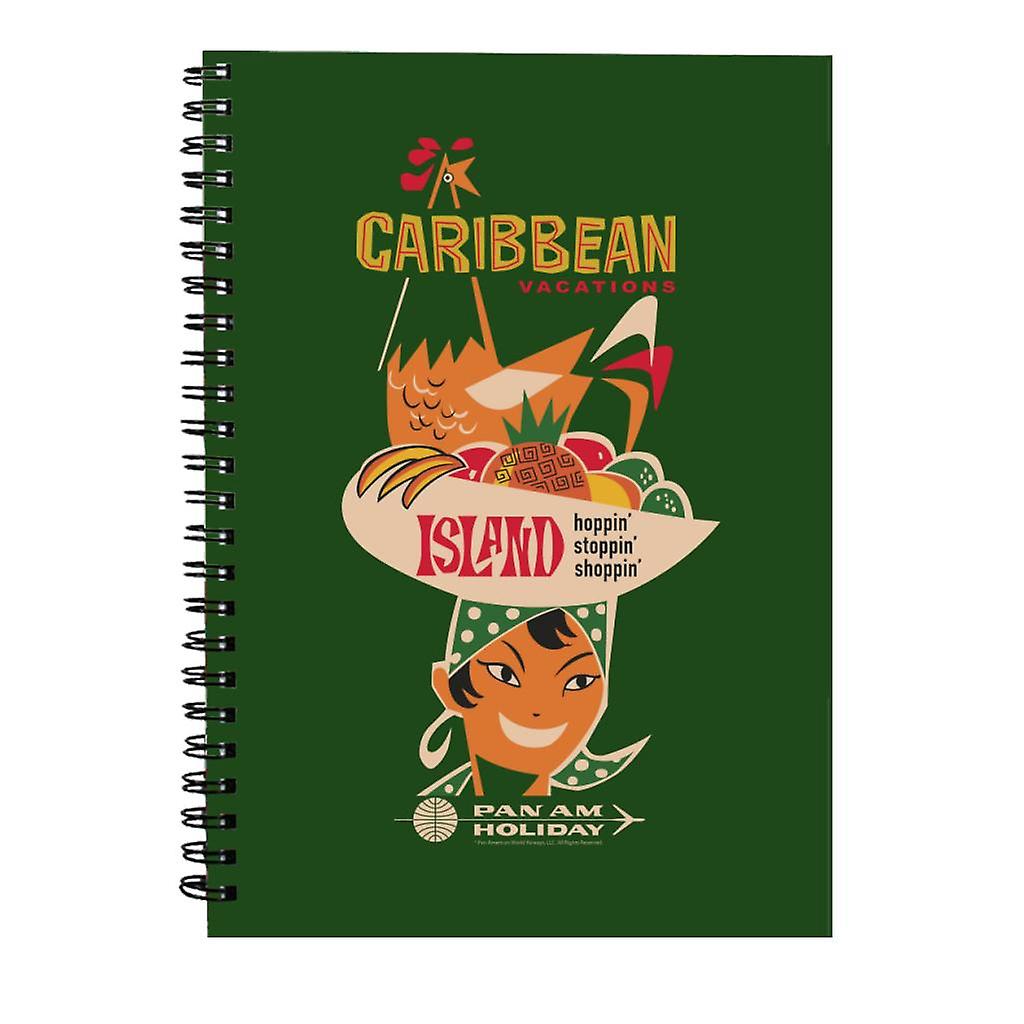 Pan Am Caribbean Vacations Spiral Notebook