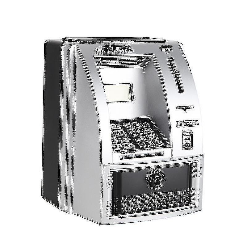 Atm Bank Electronic Piggy Bank Atm Password Money Box Cash Coins Saving Box Safe Box Automatic Depos