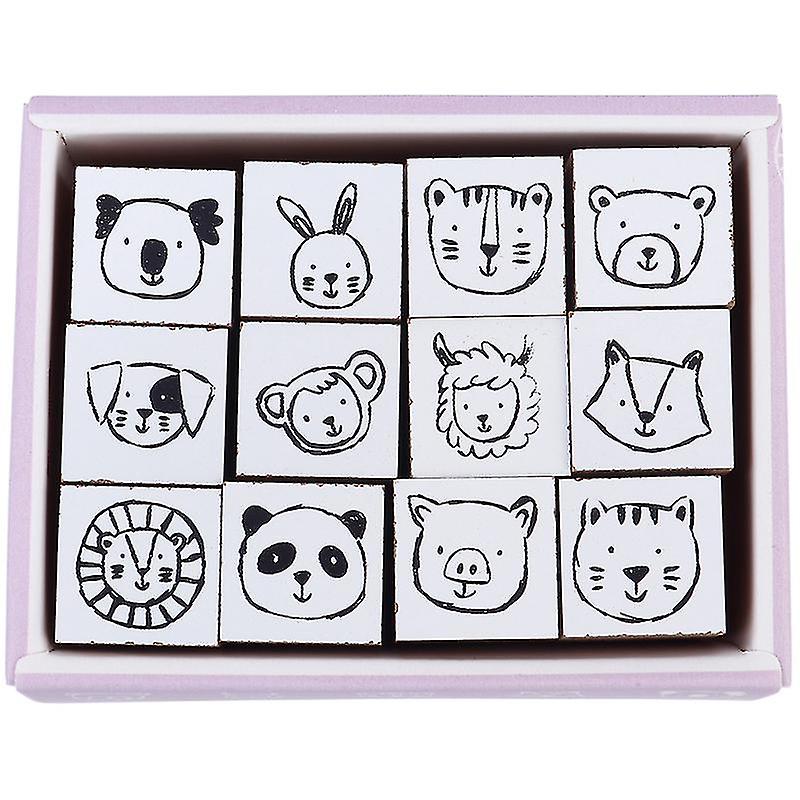 12pcs Wooden Seal