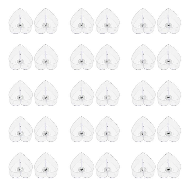 1set Heart-shaped Candle Cup