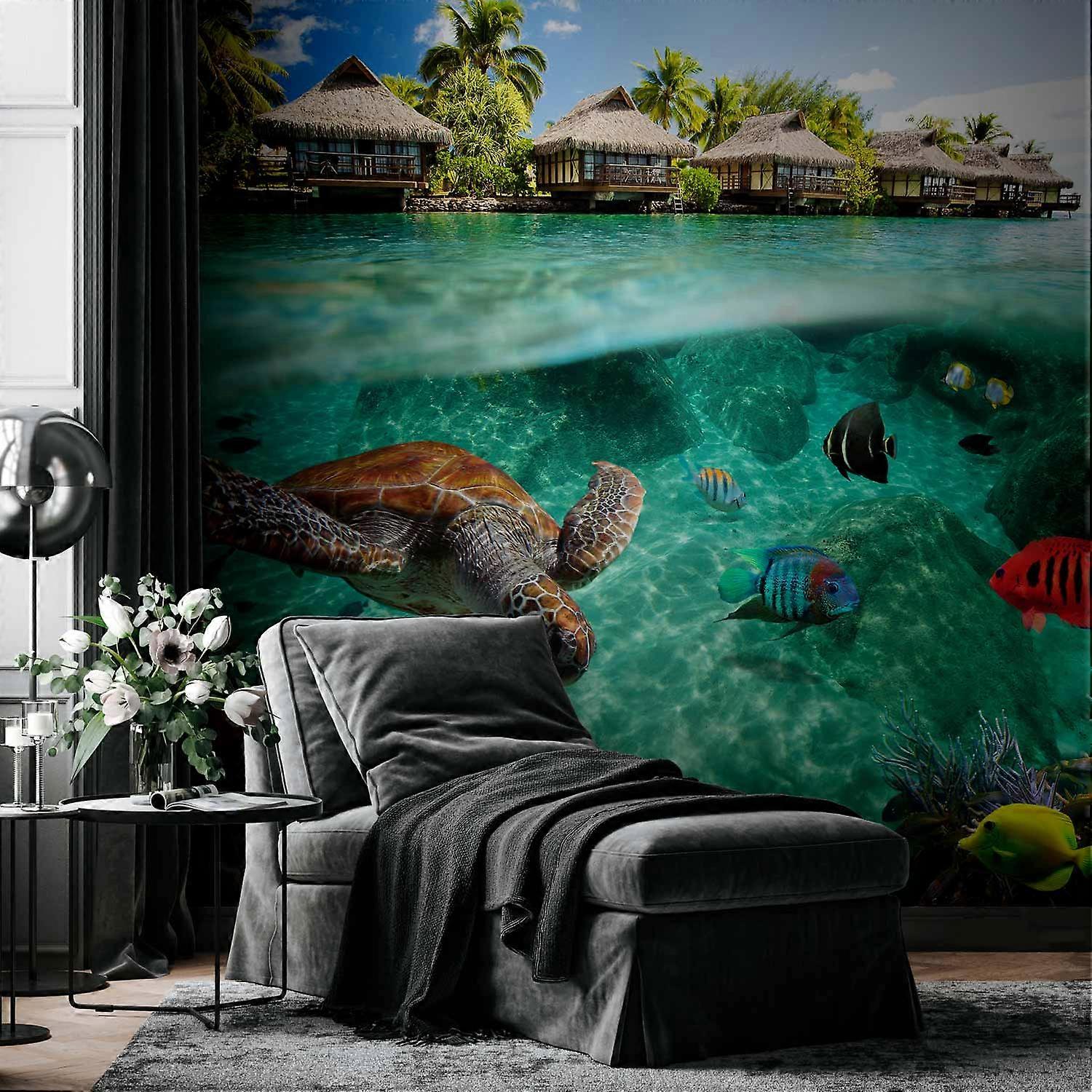 Mural de perete - Sub suprafața apei