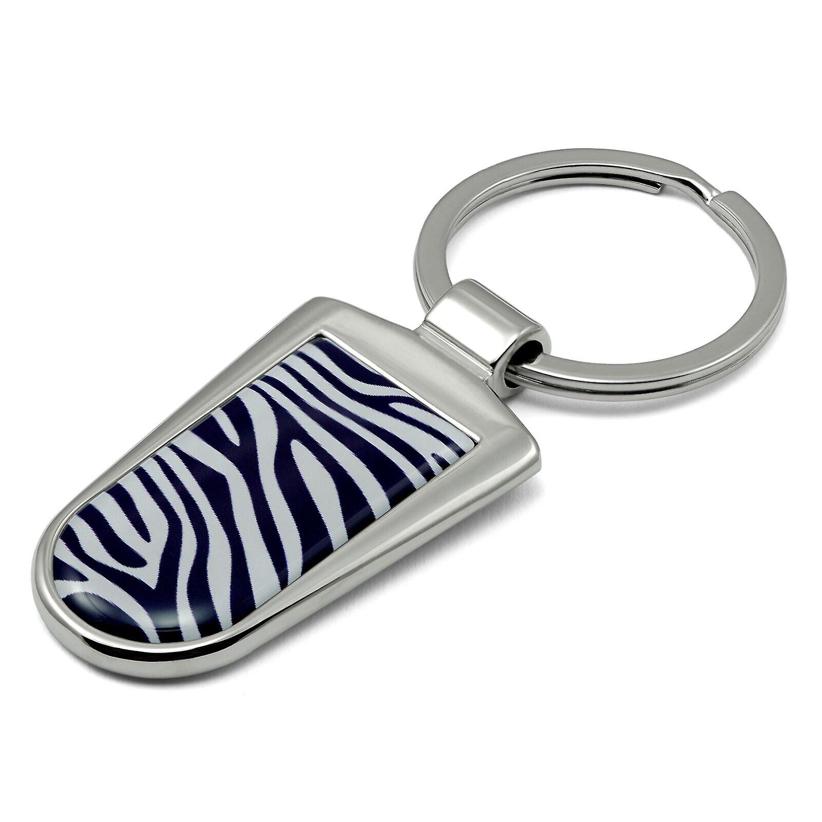 Zebra Print Key Ring - KRG-50.7