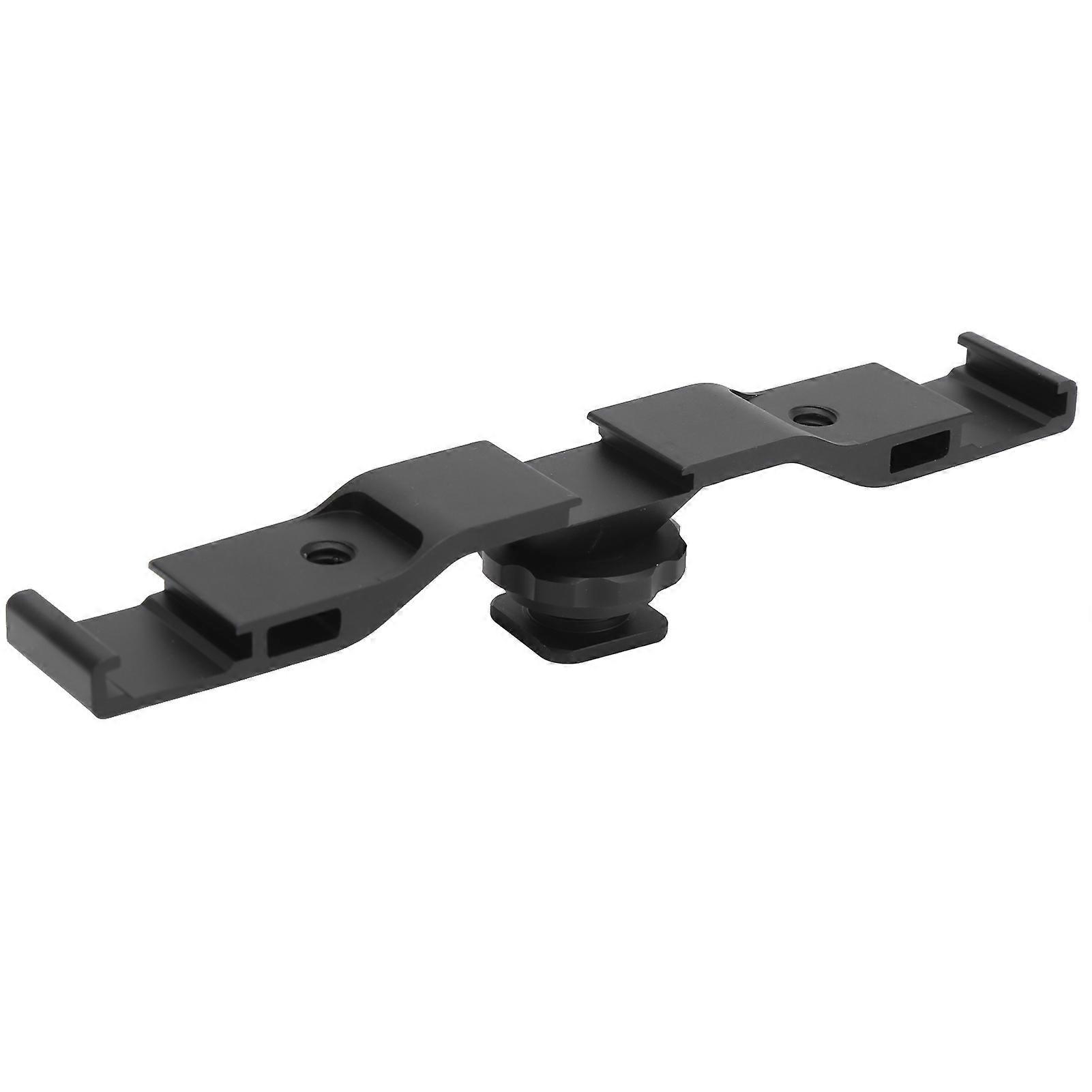 Aluminum Alloy Cold Shoe Extension Mount Bar Bracket for Camera/Fill Light/Microphone
