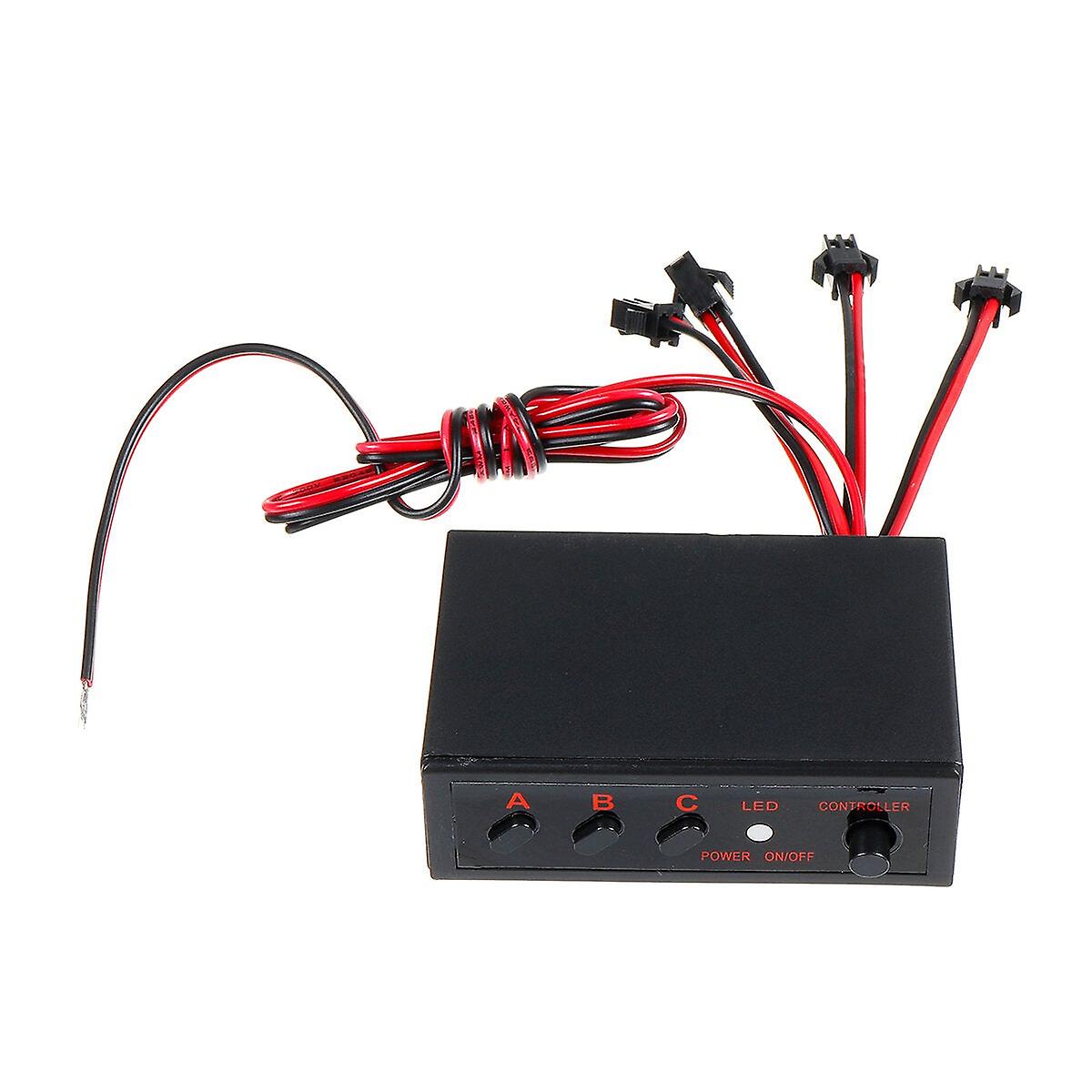 Led Strobe Flash Light Flasher 3 Flashing Modes Controller Box 4 Ways 12v V