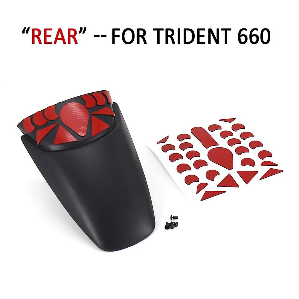 Motorcyclefront And Rear Wheel Fender Extender Mudguard Extension Splash Guard Tire Hugger For Trident 660 2021 For Trident660