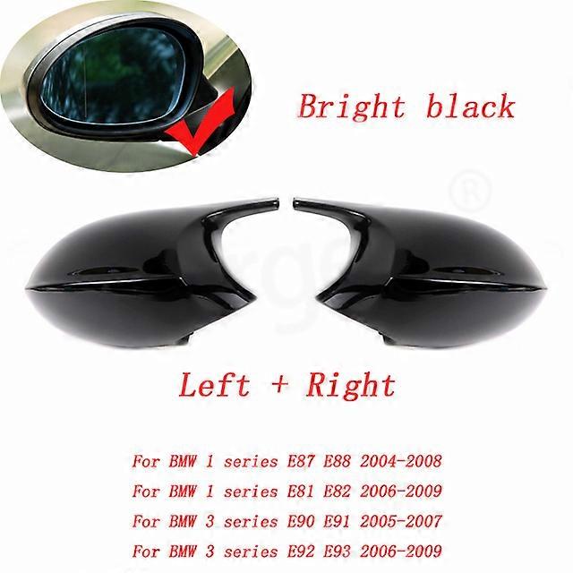 Carbon Fiber Rearview Mirror Cap Wing Side Mirror Cover Fit For BMW E90 E91 2005-2011 E92 E93 2006-2013 E81 E82 E88 E87 E88