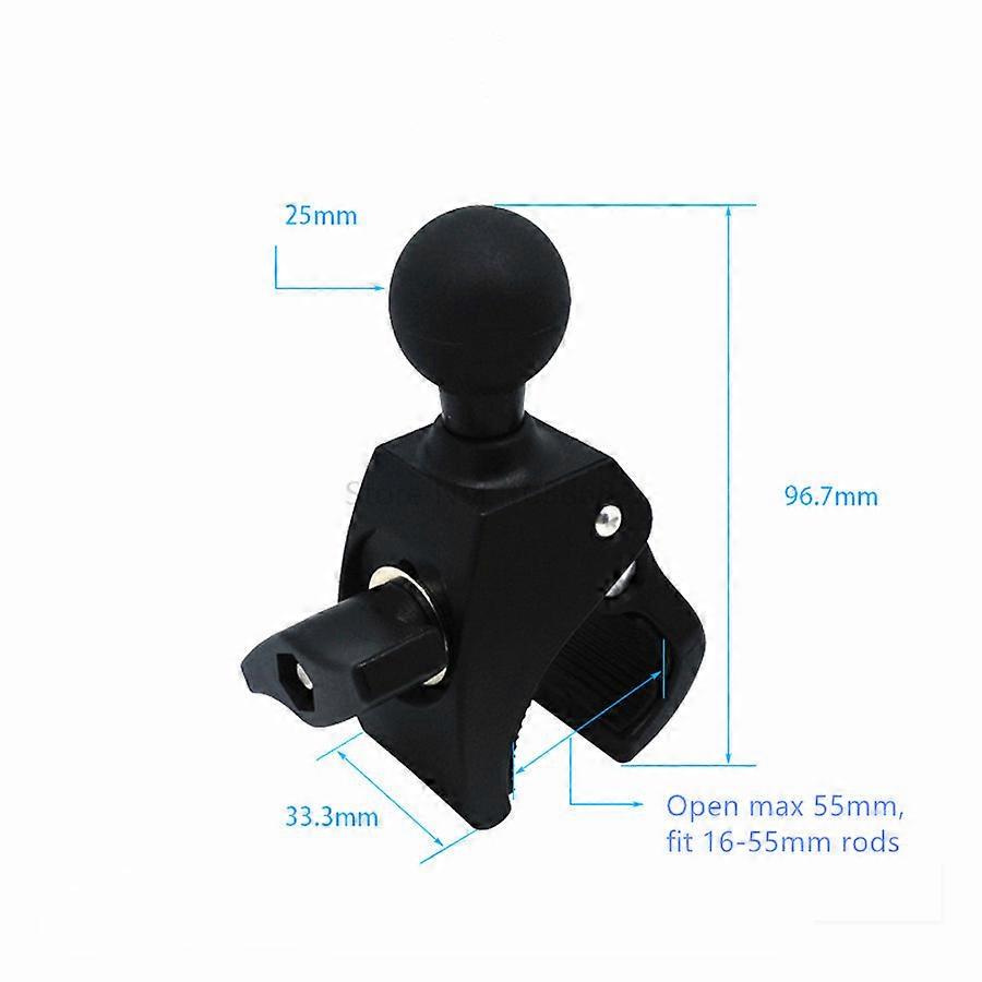 Jadkinsta 1" Heavy Duty Claw Ball Mount With Dual Socket Arms Mounting Gadgets Extension Arm