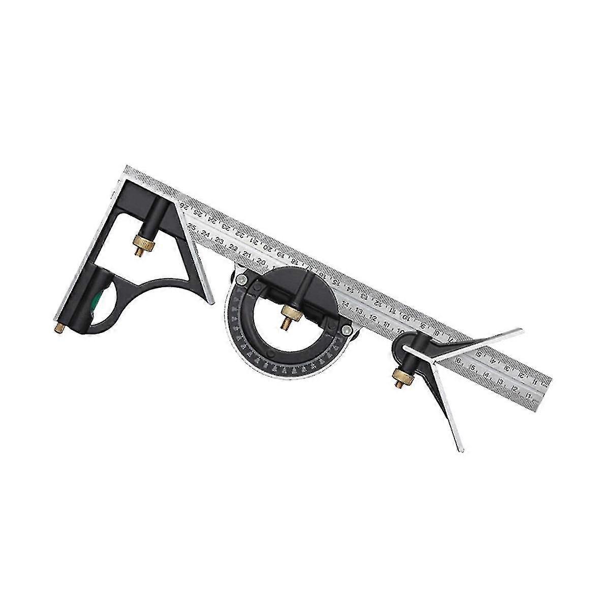Stainless Steel Mobile Combination Angle Ruler Angle Ruler Carpentry 90 Degrees 45 Degrees Angle Ruler Right Angle Ruler Y