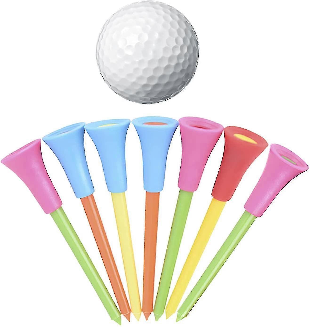 50pcs Multi Color Plastic Golf Tees