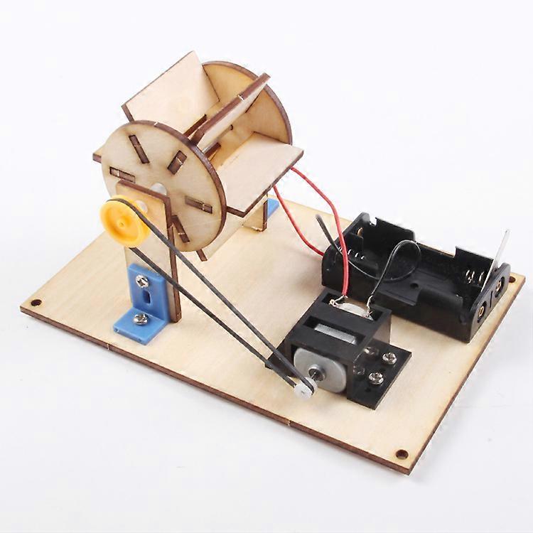 Barsinfi 1 مجموعة أطفال DIY طقم التعلم الكهربائي DIY DIY محطة الطاقة الكهرومائية تجميع مجموعات لا بطارية