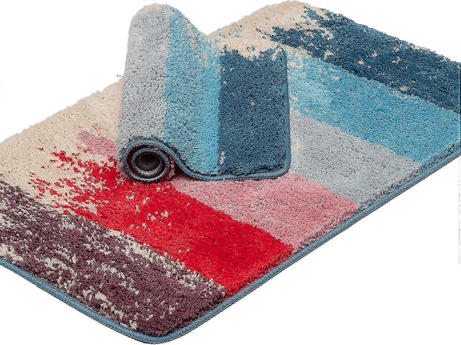 Badkamer Vloerkleed Set Van 2 Absorberende Machine Wasbaar