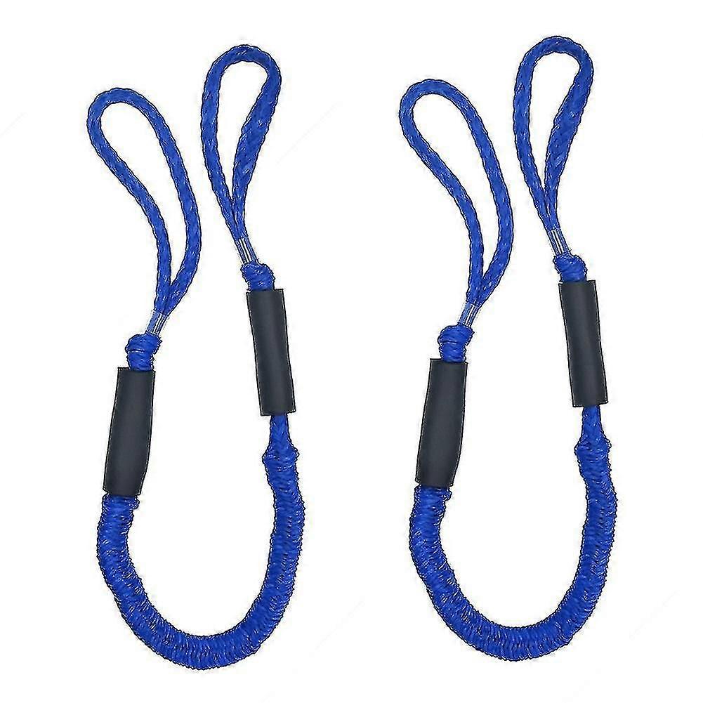 2pcs 1000kg Bearing Elastic Ropes Wharf Dinghy Marine Boat Bungee Dock ...