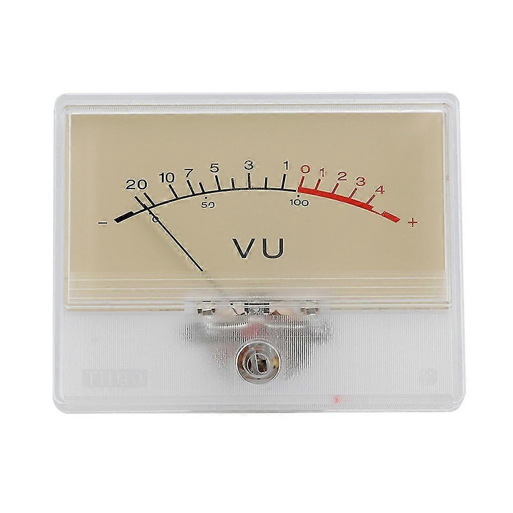Backlit Vu Meter With Yellow Panel Stable Performance Level Meter Amplifier