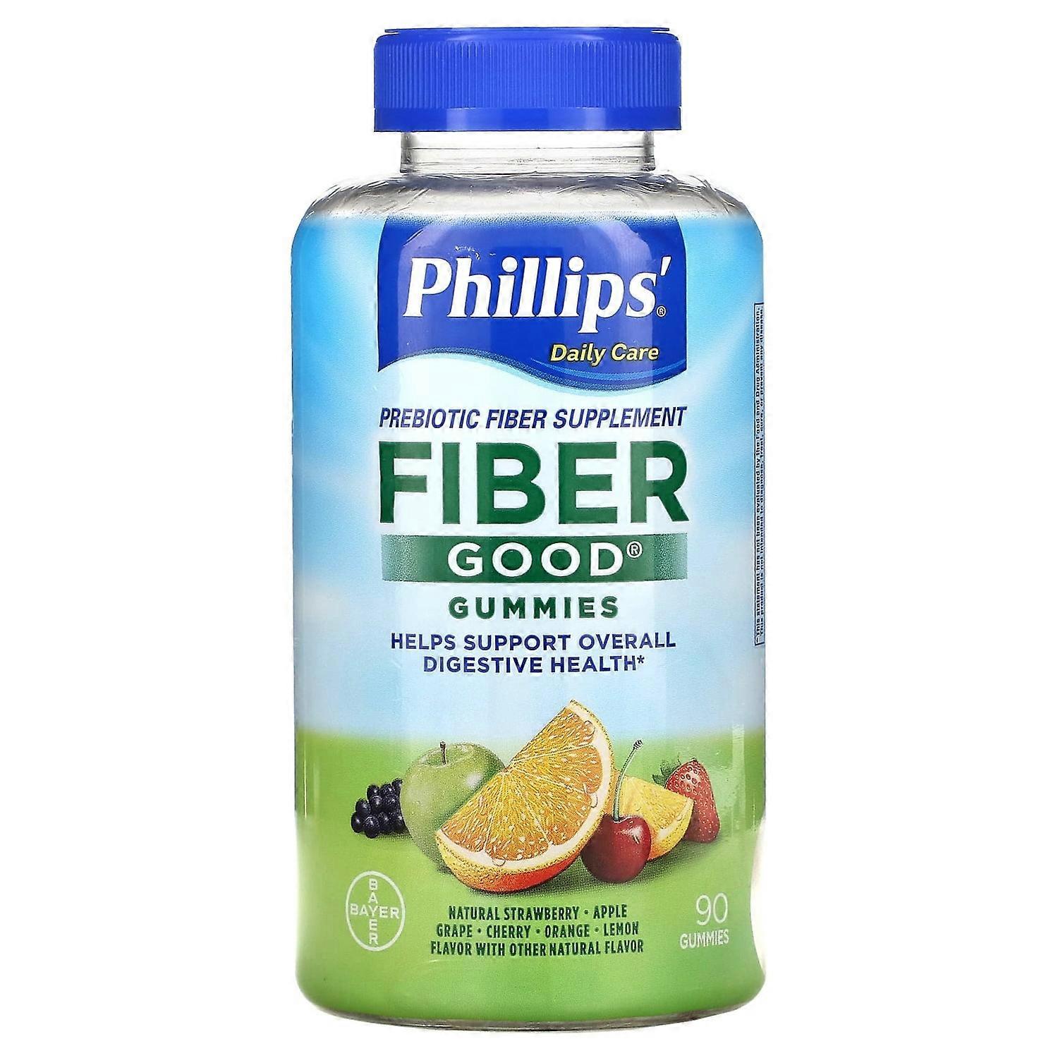 Phillip's, Fiber Good¬Æ Gummies, Assorted Flavors, 90 Gummies