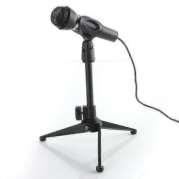 Hmwy-desktop Table Adjustable Metal Tripod Microphone Mic Stand Holder With Clip