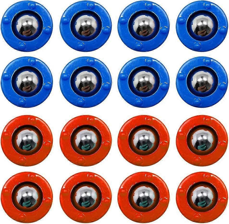 16 Pieces Mini Shuffleboard Equipment Roller Set, Shuffleboard Roller Replacement Curling Accessories Free Slide Balls Home Game for Family Fun