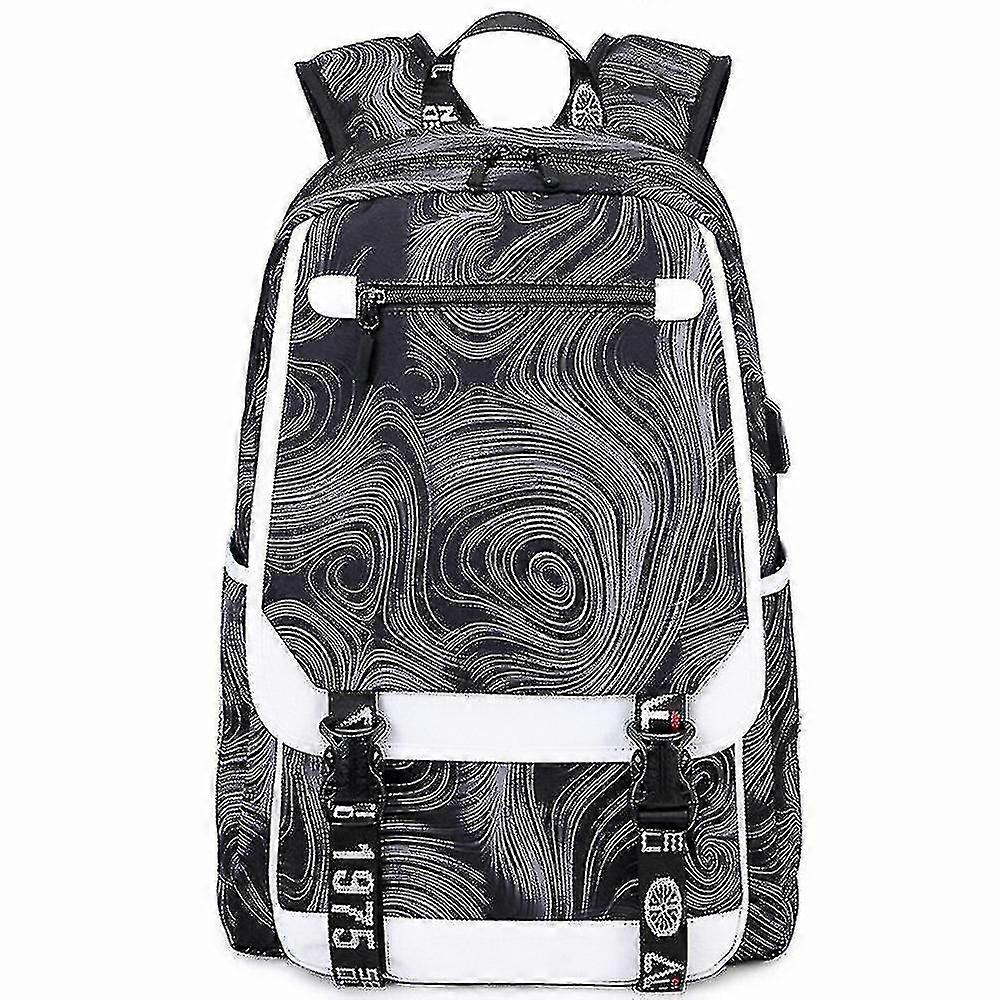 printed waterproof computer bag travel backpackcolor-3
