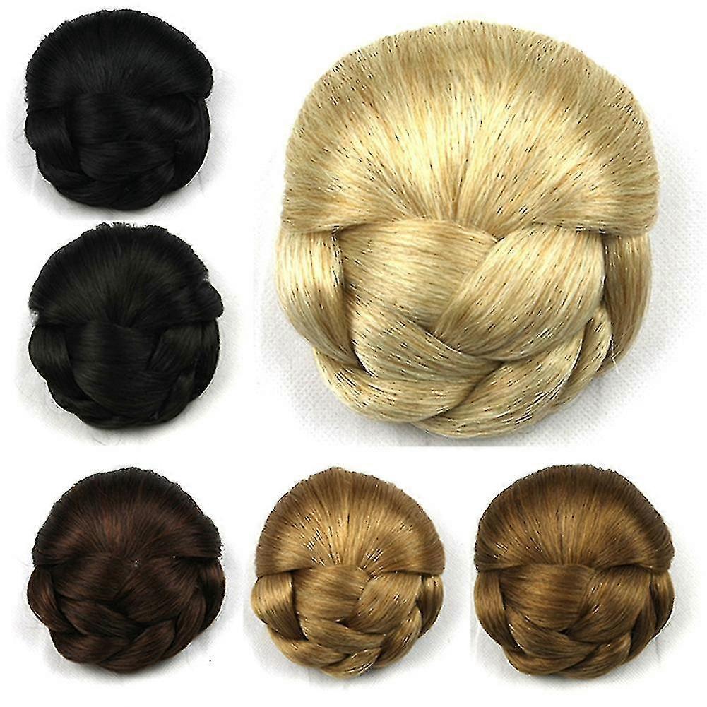 femmes style postiche synthétique tressé queue de poney chignon chignon exte