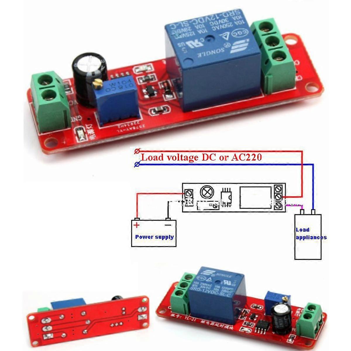 NE555 Time Switch Module Board