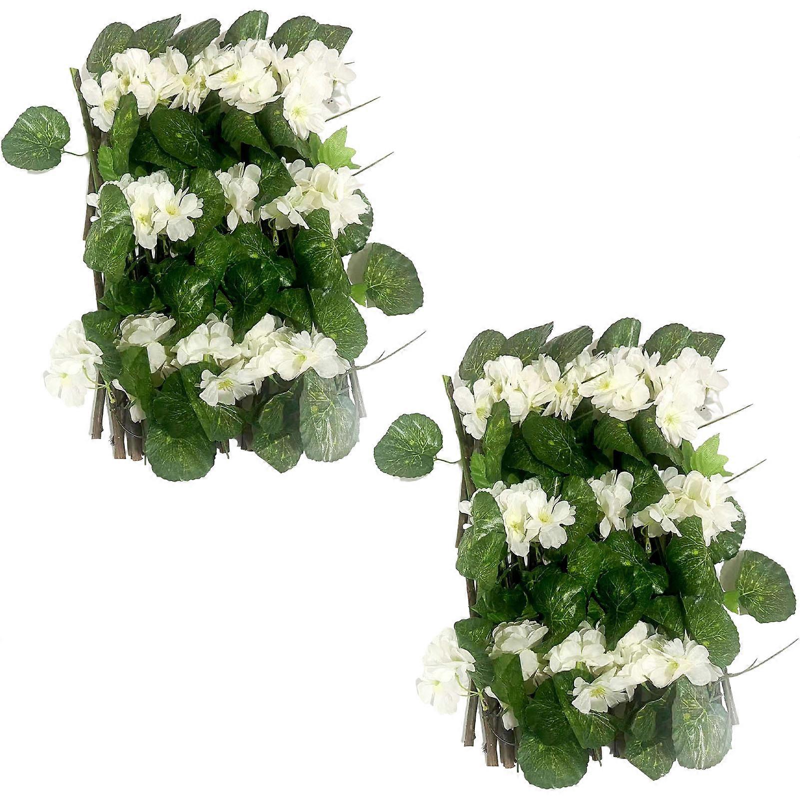 Sakura Flowers Fence Privacy Screen Artificial Sakura Decorative Privacy Fence for Outdoor Garden Fence