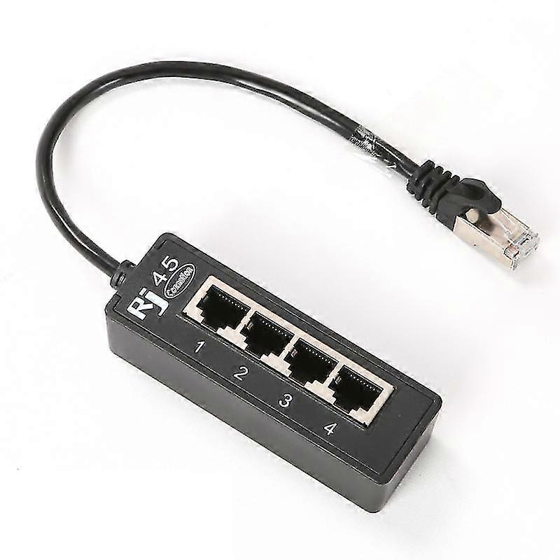Ryra Rj45 1 To 4 Fe Lan Etet Socket 2/3 Port Splitter Etet Cable
