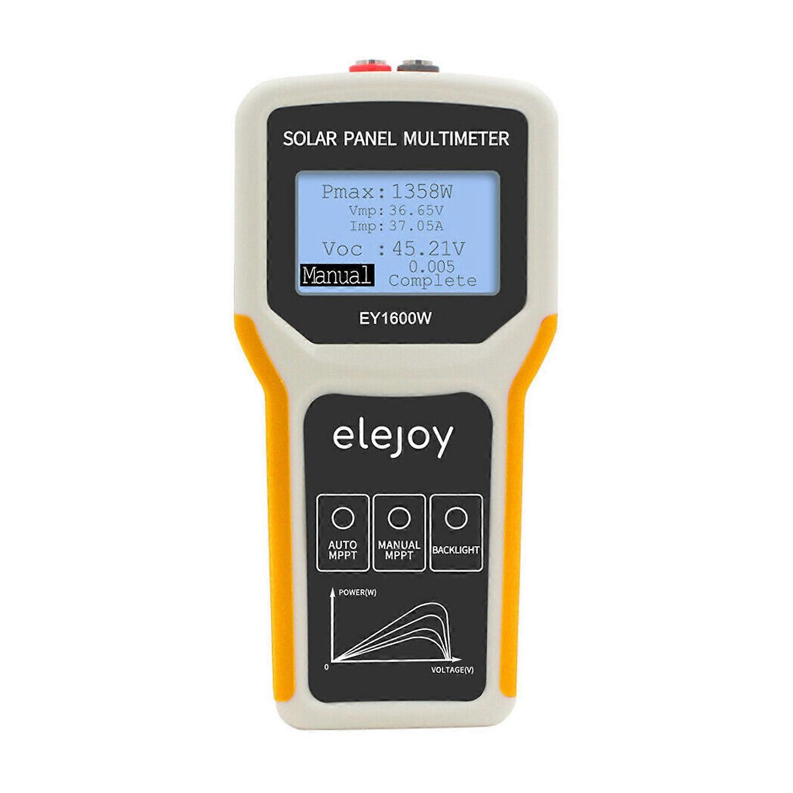 1600W Photovoltaic Panel Multimeter Solar Panel MPPT Tester Device Open Circuit js