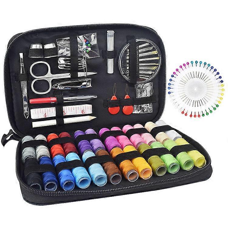 Portable Home Household Sewing Kit Set with Complete Needles Set for Adults Kids Beginner