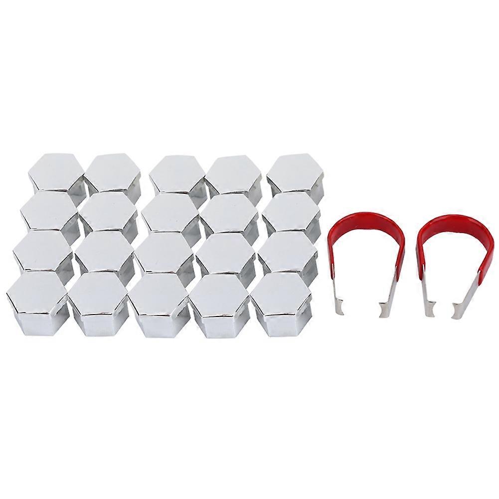 20Pcs προστατευτική διακόσμηση καπακιών βιδών πλήμνης μπουλονιών ροδών με τα εργαλεία αφαίρεσης