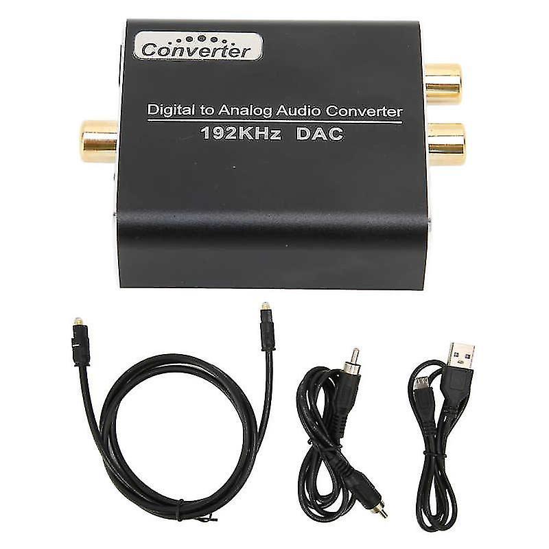 Digital to analog audio converter digital optical coax to analog rca audio adapter for tv for box for ps3 for ps4