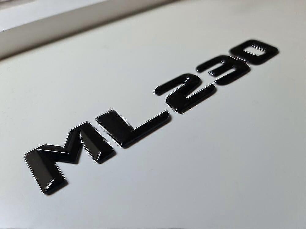 Ml230 Gloss Black Letter Number Rear Boot Badge Emblem Ml Class Mercedes