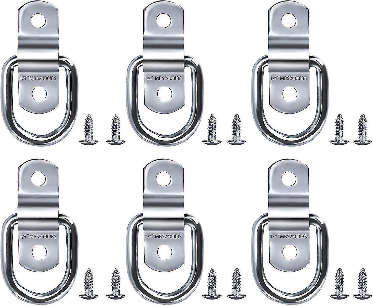 D Ring Lashing Ring Hook Lashing Ring With 12 Screws For Securing Loads
