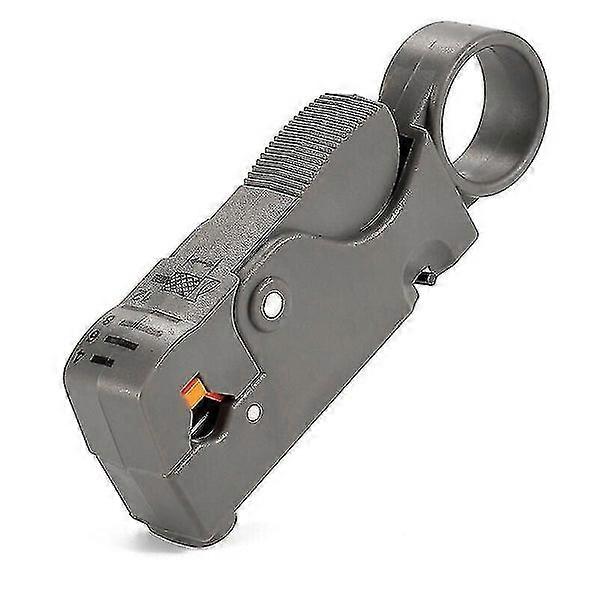 Universal Rotary Cutter Stripper Coax Wire Stripper Tools Crimper Kit Flat