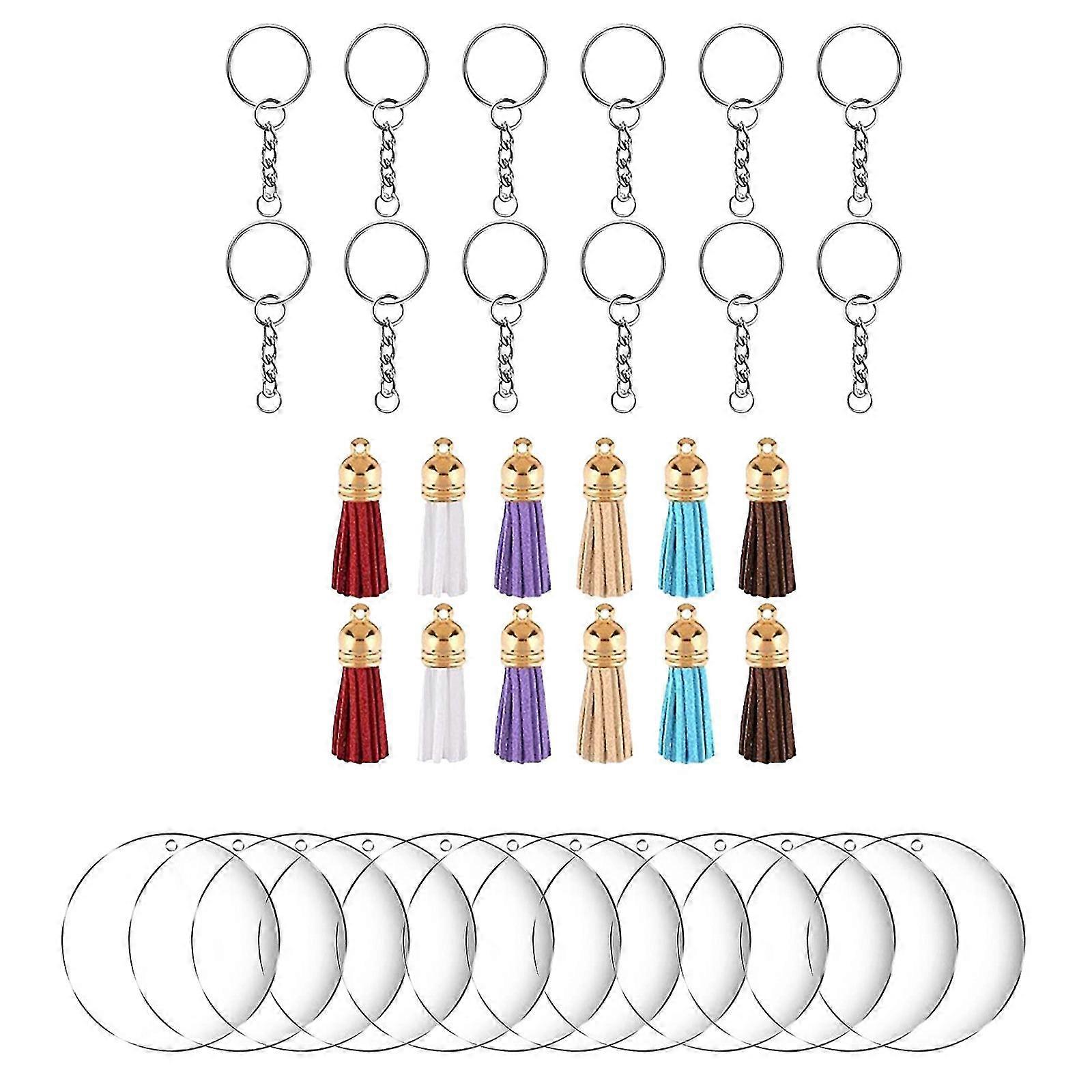 Acrylic Keychain Blank Transparent Keychain Suitable For Vinyl Kit