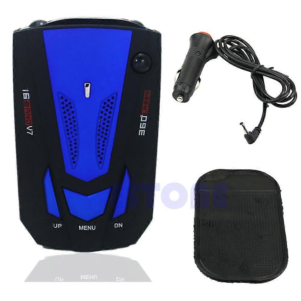 New 360 Degree Anti for Radar Detector Detection Voice Alert For Car Speed Limit