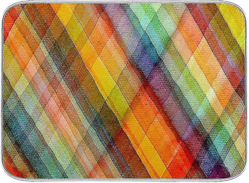 Drip Mat For Kitchens. Absorbent. Water Insulation. Dishes. Protective Pad. Dish