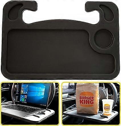 Meal and laptop tray for car Black
