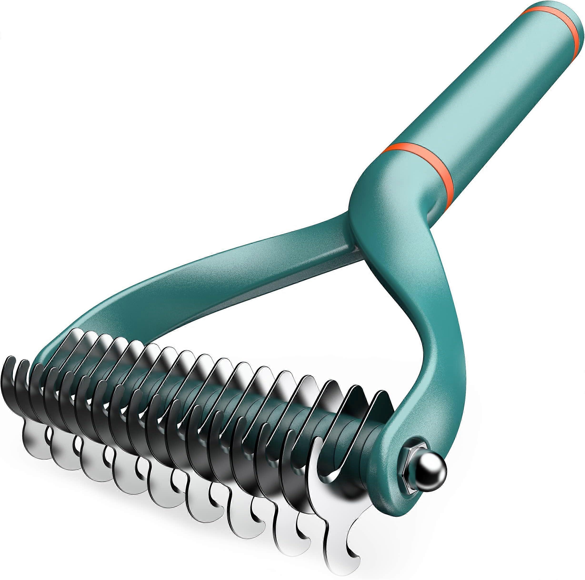 Grooming Tool Double-Sided Undercoat Rake for Dogs,Combs Brush