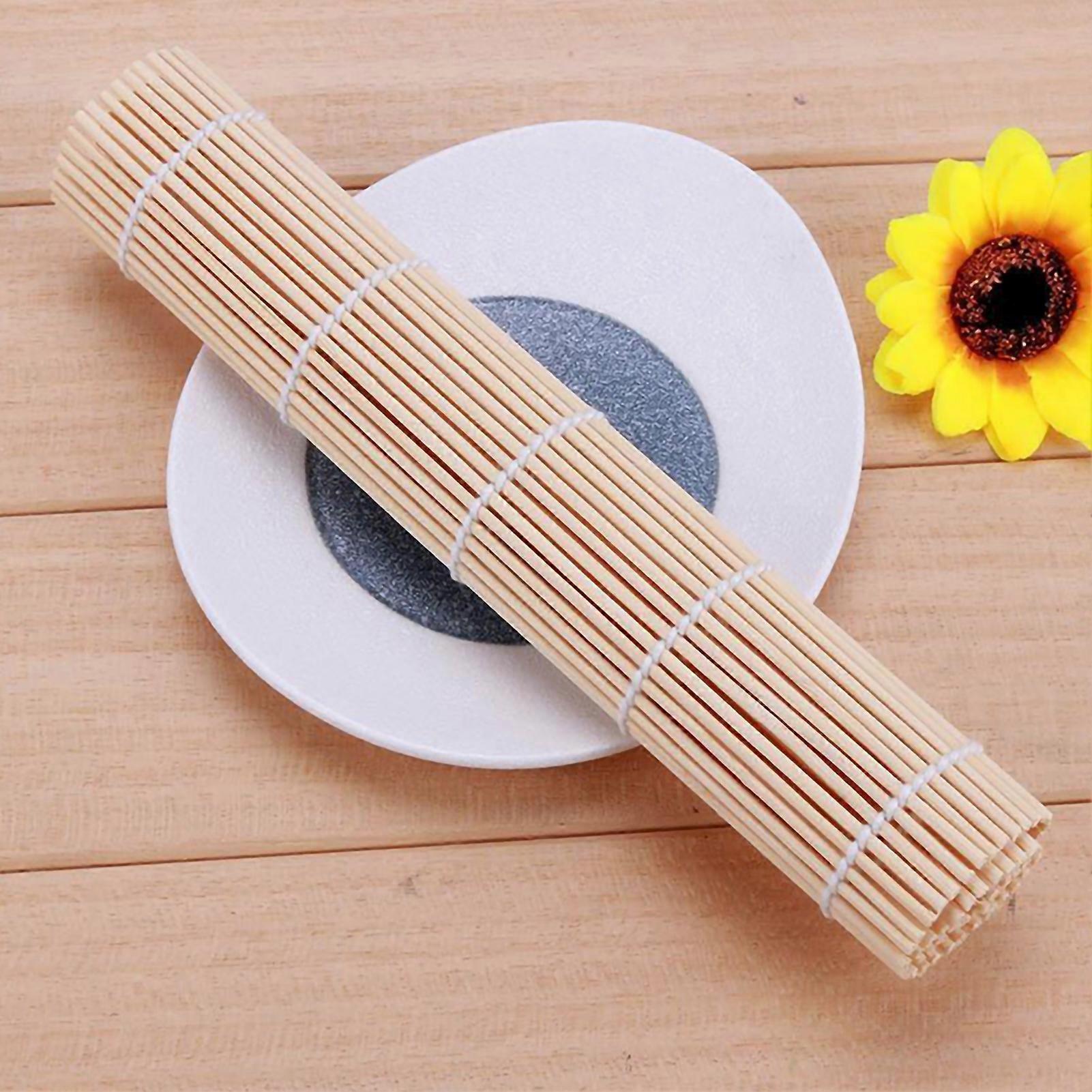 Bamboo Non-stick Sushi Rolling Mat Curtain Rice Roller Chicken DIY Cooking Tool Kaesi
