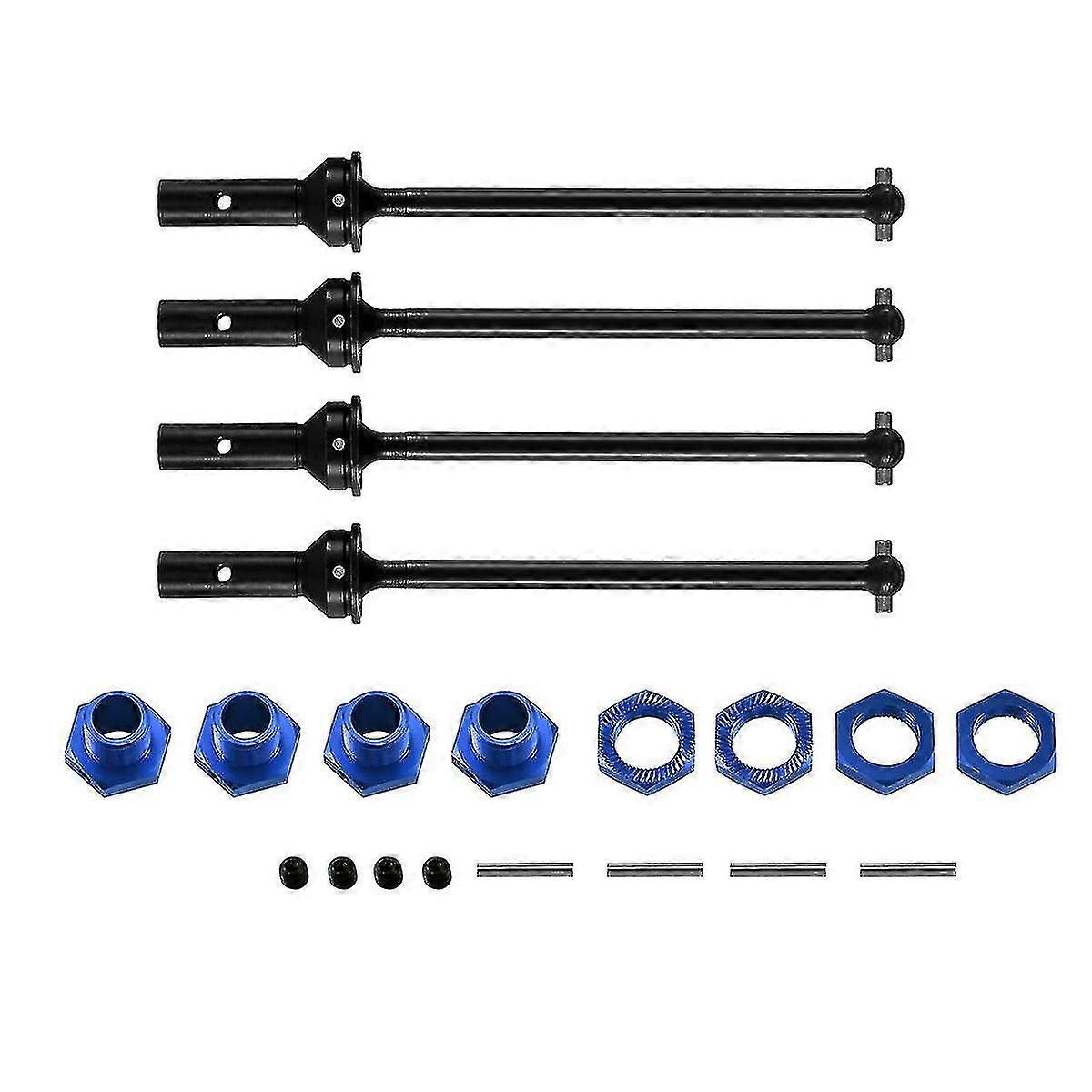 Metal Front And Rear Drive Shaft With 17mm Hex For Arrma 1/7 Infraction Limitless Felony 1/8 Rc Car