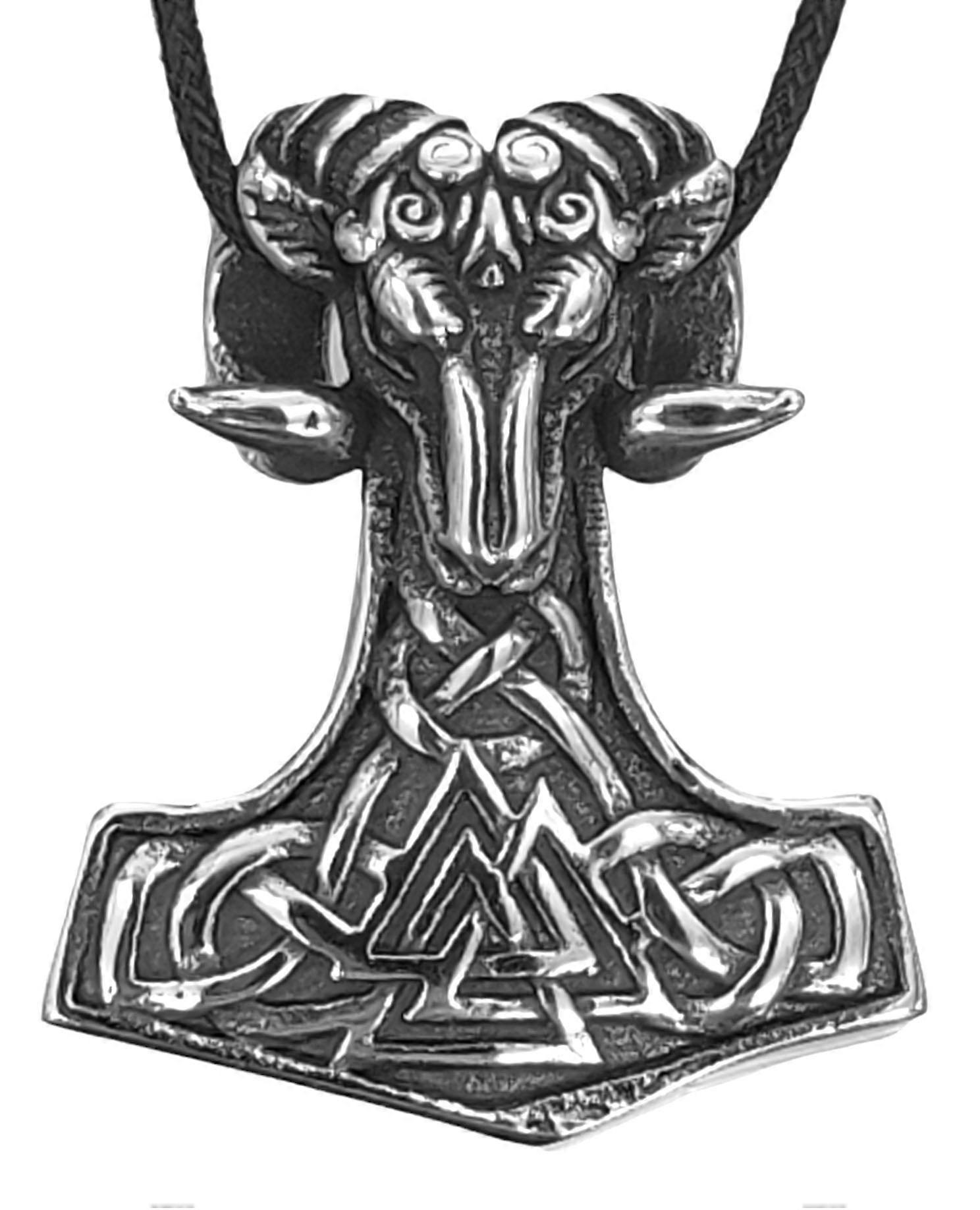 Martillo de Thor 197 con cadena de bordillo - acero inoxidable