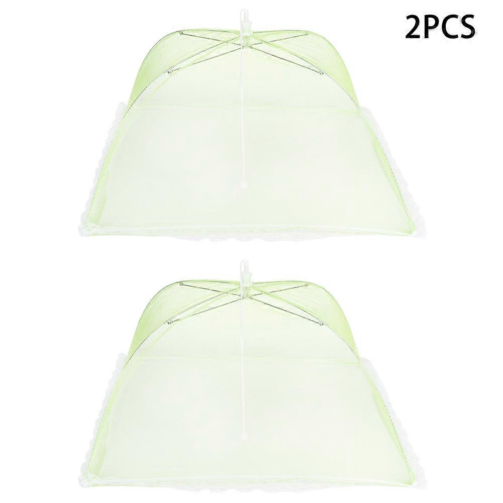 2 Adet Katlanabilir Masa Yemek Örtüsü Çadır Şemsiye Sinek Önleyici Sivrisinek Koruma Örtüsü