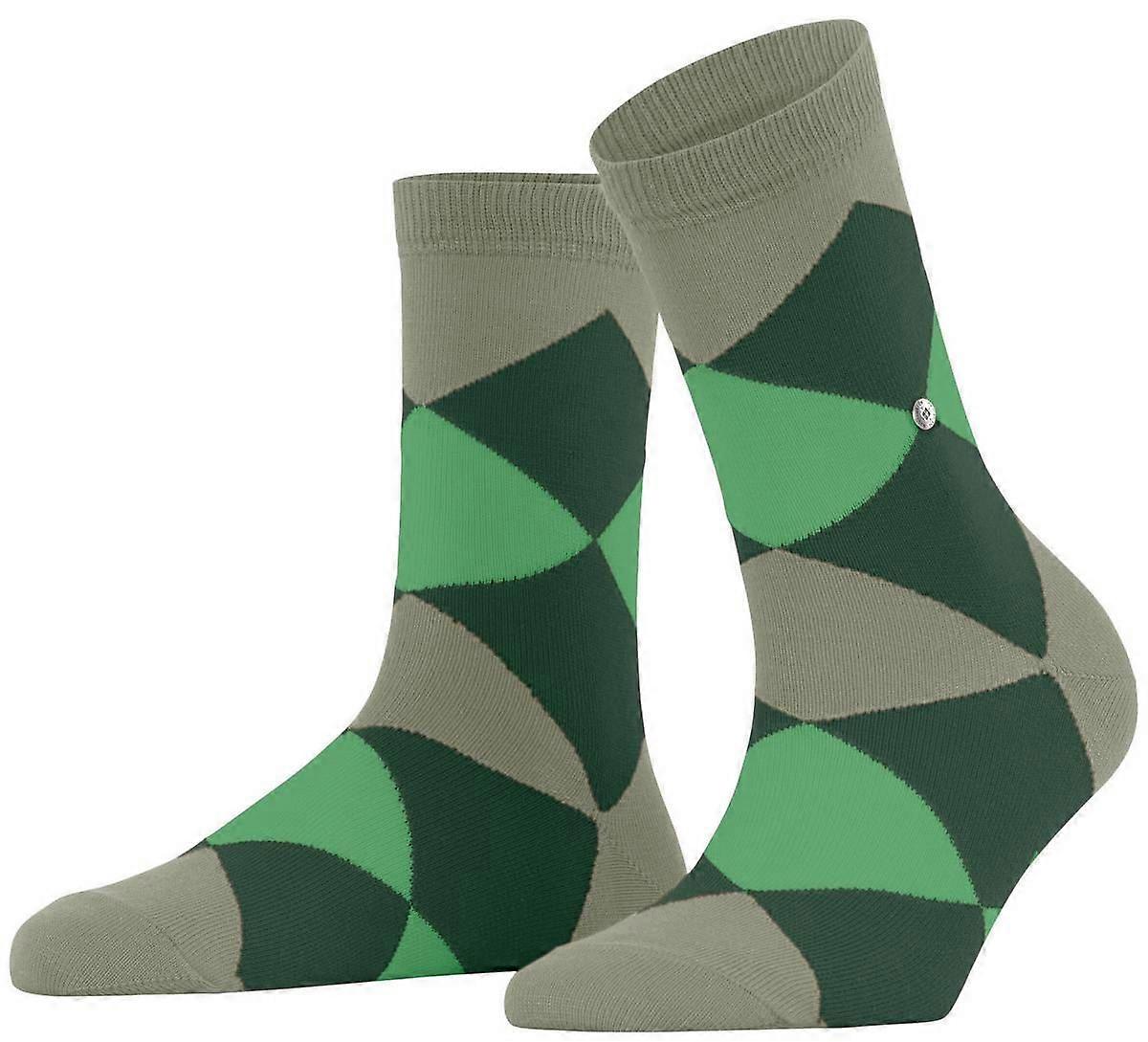 Burlington Bonnie Short Socks - Leaf Green
