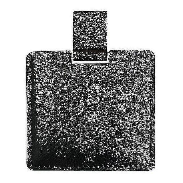 2 قطعة مرآة ماكياج محمولة من الفولاذ المقاوم للصدأ مضادة للسقوط مرآة جمال معدنية هدية محمولة مرآة صغيرة ملفوفة بالجلد مرآة صغيرة Banmo