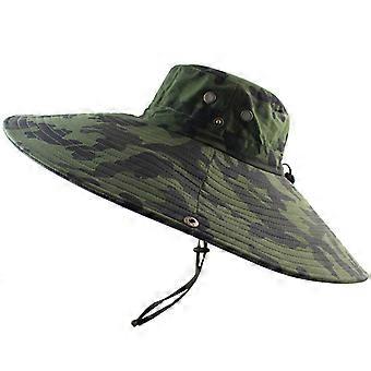 Cappello da safari nero per uomo e donna, cappello da sole leggero a tesa larga, berretto da viaggio pieghevole per esterni, cappello da trekking traspirante con protezione UV, secchiello - Italia