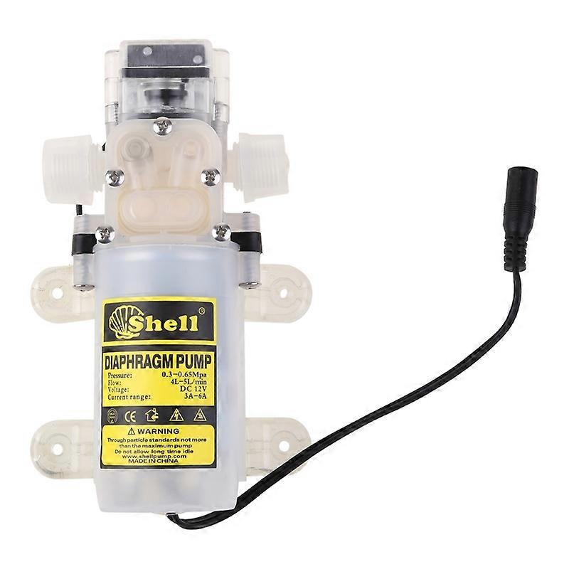 DC 12V 70W food grade Diaphragm Water Pump Self-priming Booster Pump with Automatic Switch 300L/H for red wine milk R06