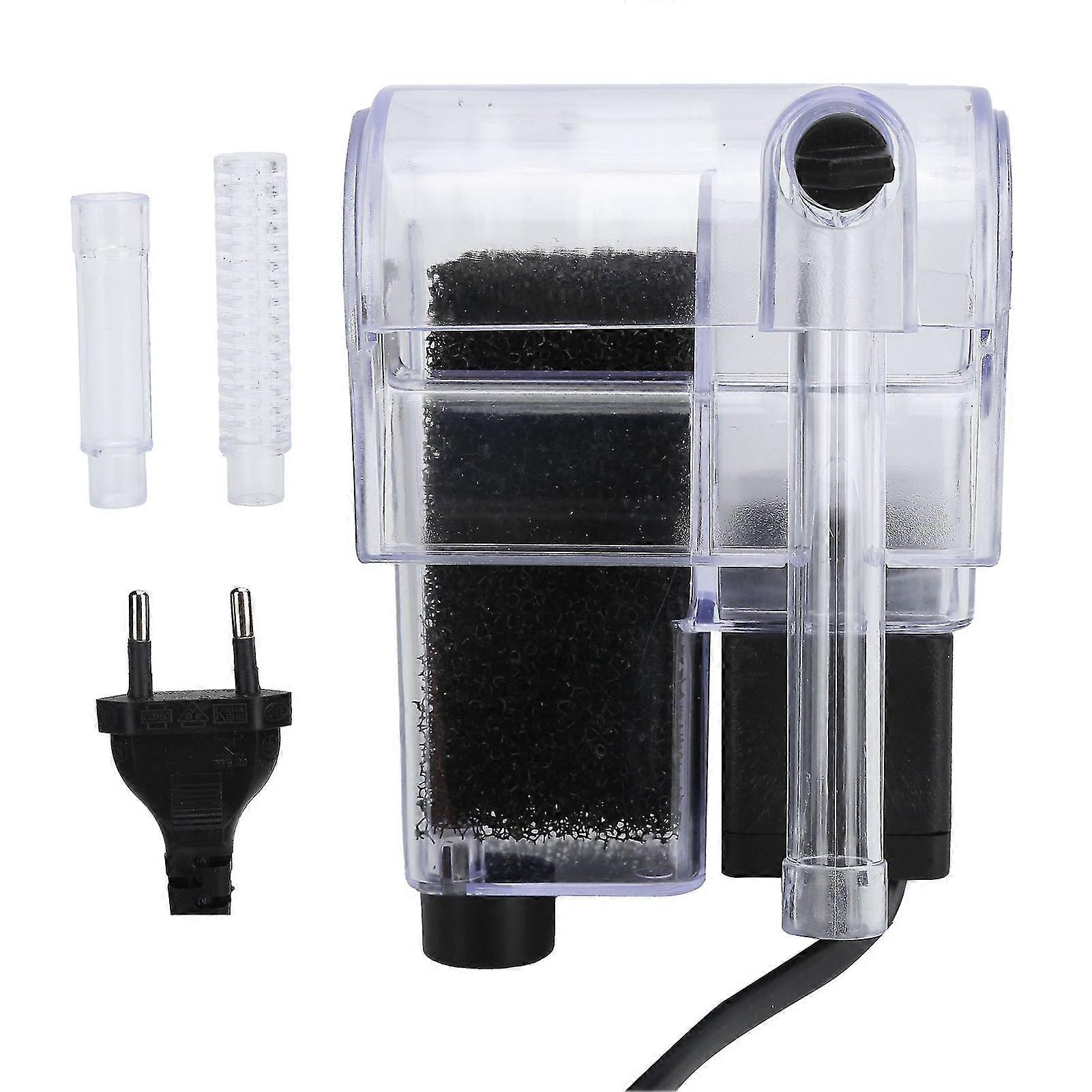 Multi Function Hanging Fish Tank Filter for Aquarium Ecological Tank - EU Plug 220V