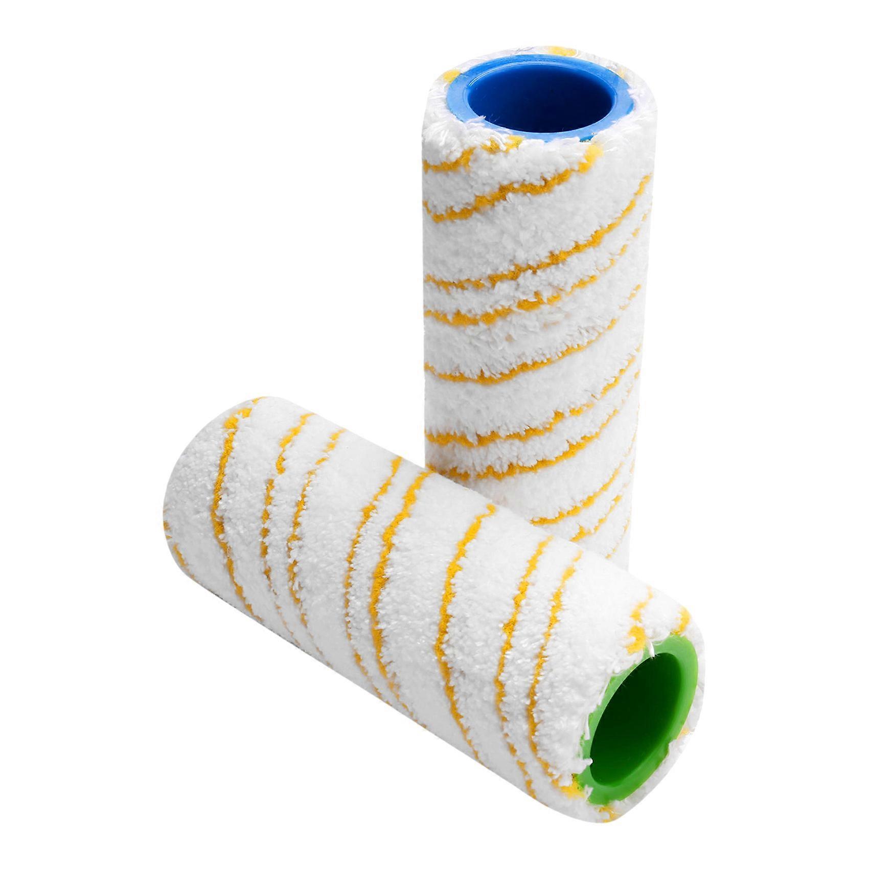 2 Pieces Set of Rollers for FC5 FC7 FC3 FC3D Electric Floor Replacement Rollers 2.055-006.0 Yellow
