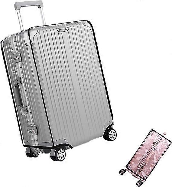 30 polegadas PVC transparente capa de mala, mala de viagem capa protetora, protetor de bagagem adequado para malas de rolamento