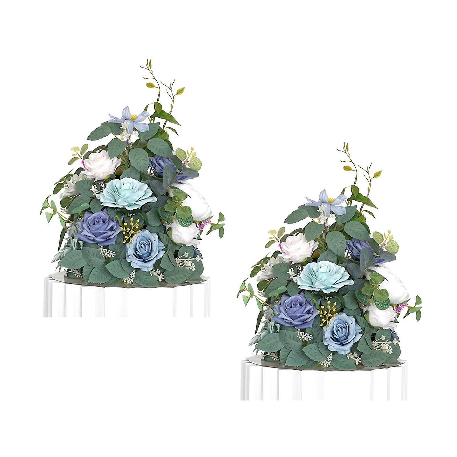 Hochzeitsblumen Künstliche Blume für Hochzeitsbogen und Gangeingang Blumendekor - 2er Pack